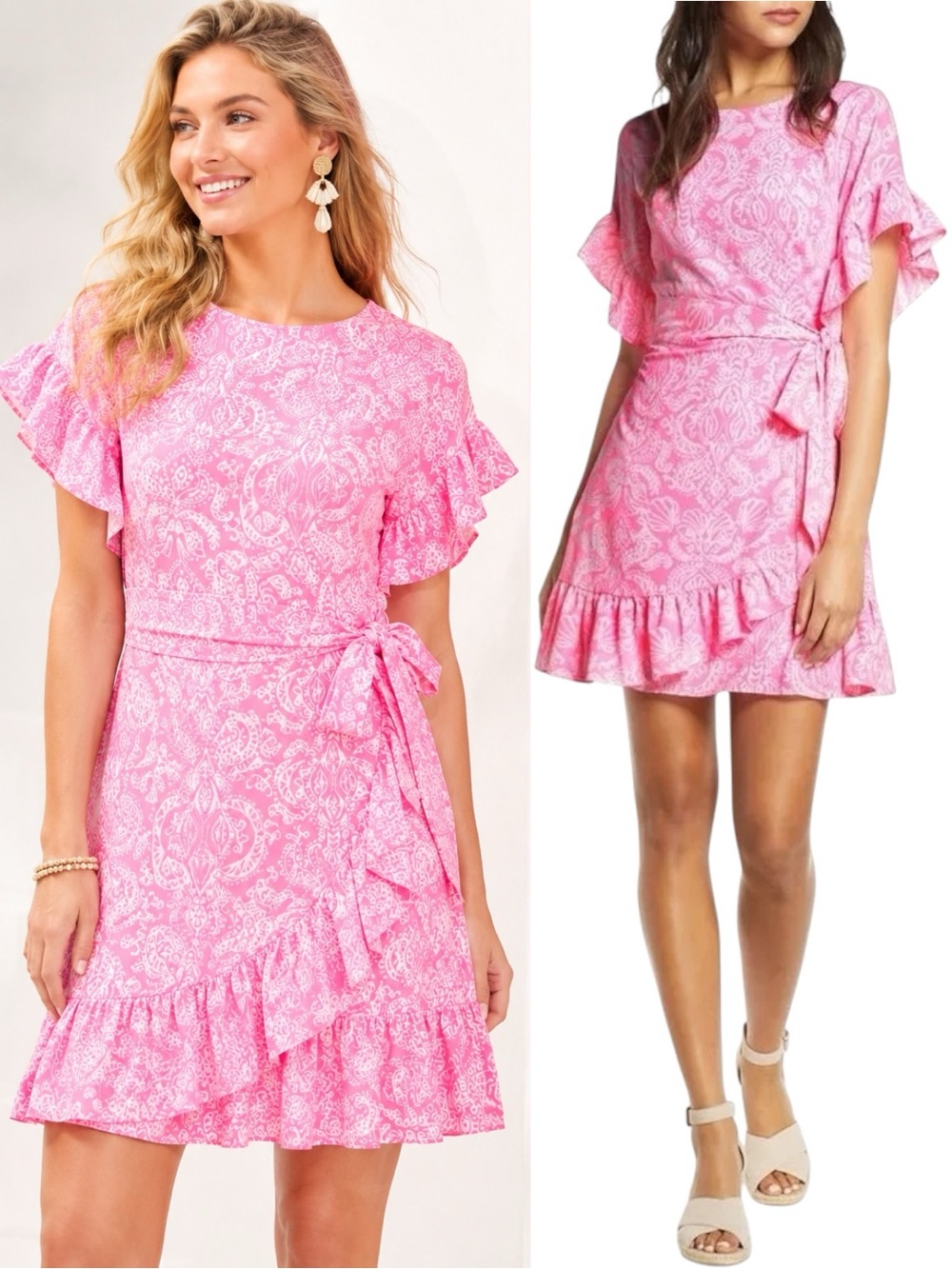 Lilly Pulitzer Pink Darlah Stretch Dress NWT Size 2
